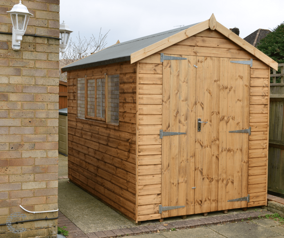 Συναρμολόγηση σε σπίτι κήπου Συναρμολόγηση σε σπίτι κήπου